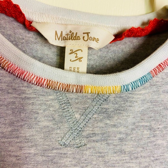 MATILDA JANE Just Imagine Mila
Sweatshirt Dress Very Soft & Comfy Girl’s Size 2 - Picture 7 of 7